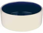 TRIXIE Napf, Keramik, 1 l / &Oslash; 18 cm, creme / blau