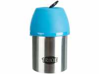 TRIXIE 24605, TRIXIE Flasche mit Trinknapf, Edelstahl / Kunststoff, 0,3 l