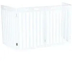 TRIXIE Absperrgitter, MDF, 4-teilig, 60&ndash;160 x 75 cm, wei&szlig;