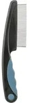 TRIXIE Floh- und Staubkamm, Kunststoff / Metallzinken, 15 cm