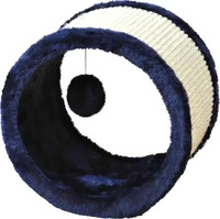 TRIXIE Spielrolle, Pl&uuml;sch / Sisal, &Oslash; 23 x 20 cm, blau / natur