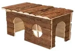 TRIXIE Haus Jerrik, Zwergkaninchen, Rindenholz, 40 x 20 x 23 cm