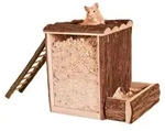TRIXIE Buddelturm, Hamster, Rindenholz, 25 x 24 x 20 cm
