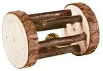 TRIXIE Spielrolle mit Schelle, Rindenholz, &Oslash; 5 x 7 cm