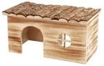 TRIXIE Haus Grete 2 Ausg&auml;nge Meerschw., Rindenh. / gefl., 35 x 18 x 20 cm