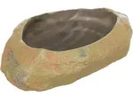 TRIXIE Wasser- und Futterschale im Steppenfelsen Design, 11 x 2,5 x 7 cm