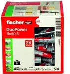 fischer Allzweckd&uuml;bel DuoPower 8 x 40 S, 50 St&uuml;ck