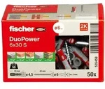 fischer Allzweckd&uuml;bel DuoPower 6 x 30 S, 50 St&uuml;ck