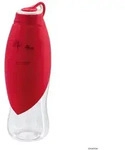 HUNTER Outdoor Trinkflasche mit Silikonnapf List 550 ml, rot