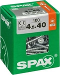 SPAX 4191010450407, SPAX Universalschraube, Teilgewinde, Senkkopf, T-STAR plus...