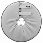 TRIXIE Schutzkragen, Polyester / Schaumstoff, S: 30&ndash;34 cm / 19,5 cm, grau