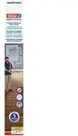 tesa INSECT STOP FALT faltbarer Alu-Rahmen f&uuml;r Fenster, wei&szlig;, 1,4 x 1,4 m