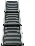 TRIXIE 3-fach Teleskop-Rampe, Aluminium / TPR, 40 x 78&ndash;175 cm, 6,8 kg, schwarz /...