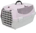 TRIXIE Transportbox Capri 1, XS: 32 x 31 x 48 cm, hellgrau / flieder