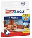 tesamoll P-Profil Gummidichtung f&uuml;r 2 - 5 mm Spalten, f&uuml;r T&uuml;ren und Fenster,