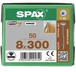SPAX HI.FORCE, Holzbauschraube, Teilgewinde, Tellerkopf, T-STAR plus T40, 4CUT, ...