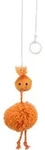 TRIXIE Huhn am Gummiband, Pl&uuml;sch, Katzenminze, 20 cm