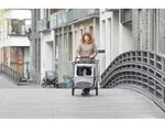 TRIXIE Buggy-Frontrad f&uuml;r Fahrradanh&auml;nger, Schnell-Falt-Funktion, S / M / L,...