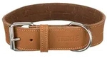 TRIXIE Rustic Fettleder-Halsband Heartbeat, L&ndash;XL: 55&ndash;65 cm / 40 mm, braun
