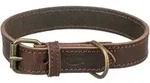 TRIXIE Rustic Fettleder-Halsband, S&ndash;M: 34&ndash;40 cm / 25 mm, dunkelbraun