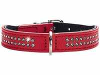 DOG SPORT 63638, DOG SPORT HUNTER Halsband Diamond Petit XS-S (37), rot/schwarz