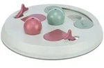 TRIXIE Cat Activity Flip Board, &Oslash; 23 cm, hellgrau / beere / pink