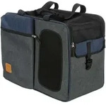 TRIXIE Rucksack & Tasche Tara 2 in 1, 25 x 38 x 50 cm, grau / blau