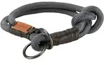 TRIXIE BE NORDIC Zug-Stopp-Halsband, L: 50 cm / &Oslash; 13 mm, dunkelgrau / braun