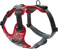 HUNTER Geschirr Divo Reflect L, rot/grau