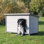 TRIXIE 39563, TRIXIE natura Hundeh&uuml;tte Classic Flachdach, L: 116 x 82 x 79 cm,...