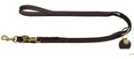 HUNTER Verstellbare F&uuml;hrleine Sansibar Solid 20/200, d-braun