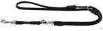 HUNTER Verstellbare F&uuml;hrleine Round & Soft Elk 8/200, schwarz