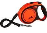 TRIXIE 21437, TRIXIE flexi XTREME, Gurt, L: 5 m, schwarz / orange