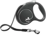 flexi BLACK DESIGN, Gurt, S: 5 m, schwarz