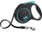 flexi BLACK DESIGN, Gurt, M: 5 m, blau