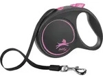 flexi BLACK DESIGN, Gurt, L: 5 m, pink