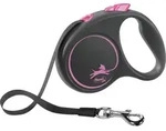 flexi BLACK DESIGN, Gurt, S: 5 m, pink