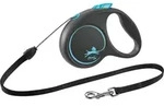 flexi BLACK DESIGN, Seil, S: 5 m, blau