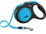 flexi New NEON, Gurt, M: 5 m, neonblau