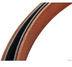 HUNTER Verstellbare F&uuml;hrleine Comfort 20/200, cognac/schwarz