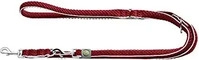 DOG SPORT 66594, DOG SPORT HUNTER Verstellbare F&uuml;hrleine Hilo 25/200, rot