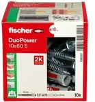 fischer Allzweckd&uuml;bel DuoPower 10 x 80 S, 10 St&uuml;ck