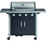 Mr. GARDENER Gasgrill-Wagen &bdquo;NORTH BAY 4 SK&ldquo;, 4 Brenner, Seitenkocher, 12,8 kW,