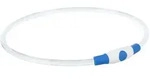TRIXIE Flash Leuchtring USB, L&ndash;XL: 65 cm / &Oslash; 8 mm, blau