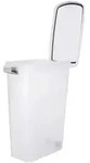 TRIXIE Tonne, luftdicht verschlie&szlig;bar, Kunststoff, 40 l / 27 x 61 x 45 cm, trans...
