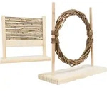 TRIXIE Agility-Set mit H&uuml;rde und Ring, 28 x 26 x 11 cm