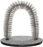 TRIXIE Massage- und Fellpflegebogen, Katze, 36 x 33 cm, grau