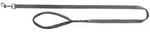 TRIXIE Premium Leine, M&ndash;L: 1,00 m / 20 mm, grafit