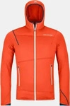 Ortovox Fleece Light Hoody M - Hot Orange - XL