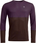 Ortovox 185 Rock'N'Wool Long Sleeve M - Dark Wild Berry - L
